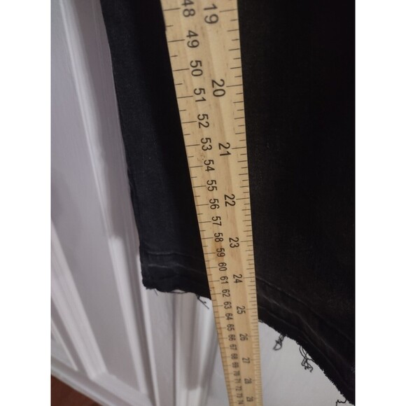 Veronica Beard Womens Carolyn Embroidered 10" Baby Boot Cut Jeans Black Size 28 - Picture 2 of 8